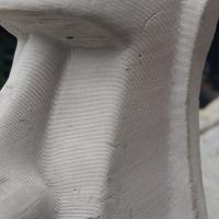 Moai / concrete printing / hight = 18 cm