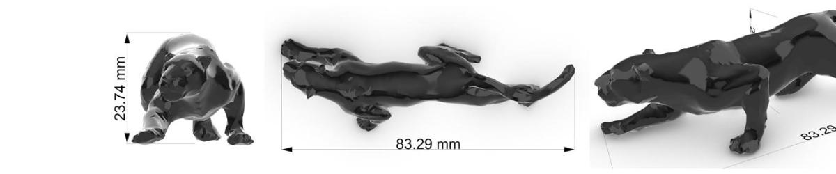 Hb3d sas modelisation 3d panthère
