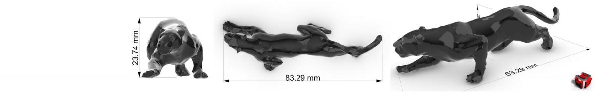 Hb3d sas modelisation 3d panthère